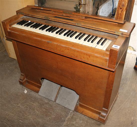 Alexander Pere et Fils. A harmonium, oak cased(-)